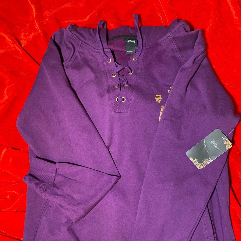 DISNEY TANGLED PURPLE SWEATSHIRT COSPLAY RAPUNZEL